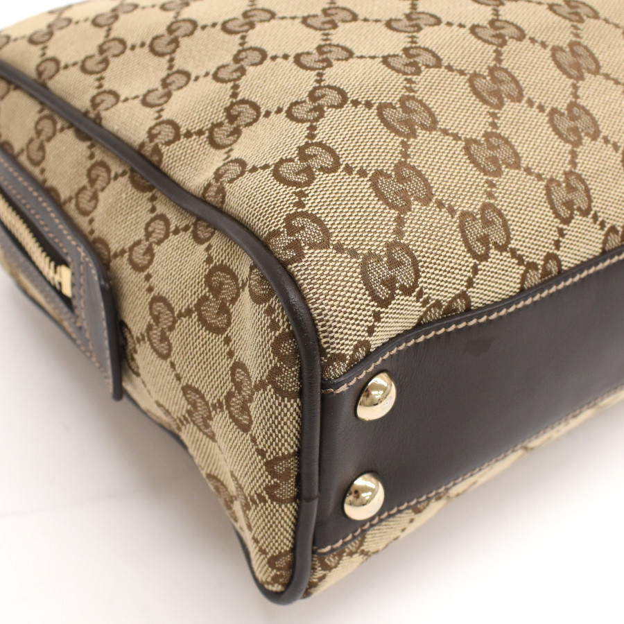 Auth GUCCI GG Canvas Shoulder Hand Bag Interlocking G 169971 Auth GUCCI GG Canvas Shoulder Hand Bag Interlocking G 169971