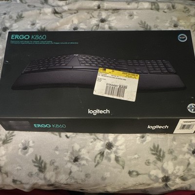 Logitech ERGO K860 Ergonomic Split Bluetooth Keyboard w/ Detachable Wrist Rest