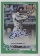 2022 Topps Chrome Veteran Green Refractor 29/99 Brandon Lowe #CVA-BL Auto 0vf5