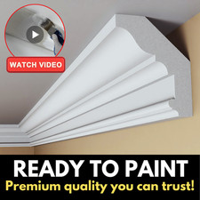 Coving Cornice Polystyrene Wall Ceiling BFA12 Decoration Lightweight QUALITY XPS