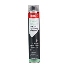 Timco - Drywall Adhesive Fill & Fix Expanding PU Foam (Size 750ml - 1 Each)