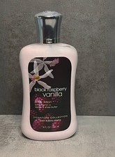 Bath  Body Works BLACK RASPBERRY VANILLA Body Lotion RARE ORIGINAL SEALED VTG