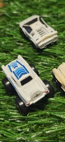 Lot Of 8 White Micro Machine Vehicles