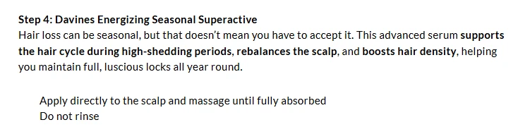 Loción Superactiva Estacional Energizante Davines Naturaltech 100 ml / 3,38 oz Foto 3 de 4