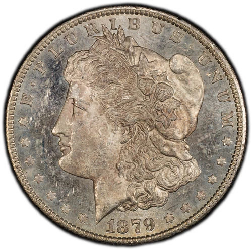 1879-S Morgan Silver Dollar - PCGS GOLD SHIELD MS63 - GORGEOUS CAMEO OBVERSE!