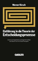 EinfüHrung In Die Theorie Der Entscheidungsprozesse Werner Kirsch Taschenbuch Iv
