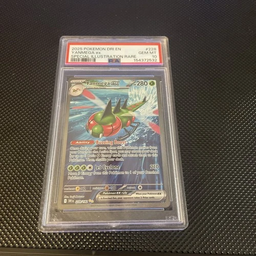 Pokémon Yanmega ex 228/182 Destined Rivals Special Illustration Rare Holo PSA 10