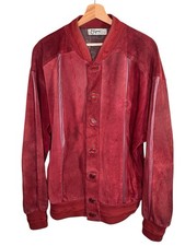 Giacca vintage Eclipse velluto bordeaux pelle inserti ricamo Made in Spain
