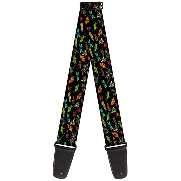 Guitar Strap - Insects Scattered Black (Us Import) ACC NEU-image