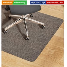 36" x 48" Under Computer Desk Floor Protects for Rolling Chair,Non Slip PVC W...