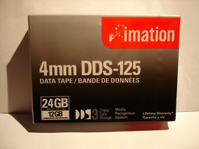 10 Stück IMATION DDS-125  Data Tape - 4 mm Daten 24/12 GB - (auch für DAT Audio)