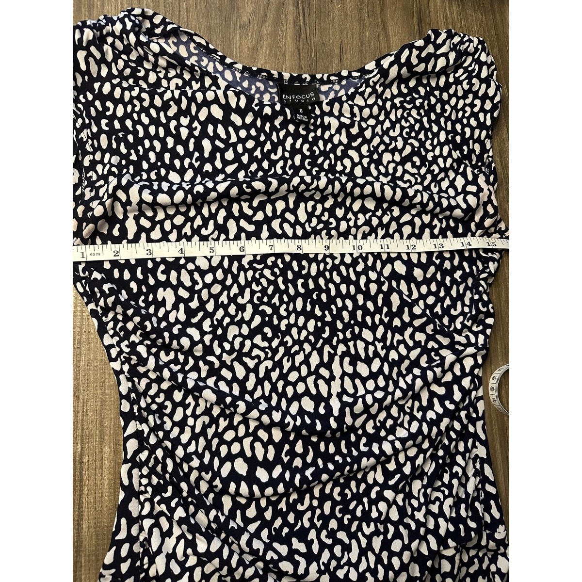 Enfocus studio black n white dress size 8 | eBay