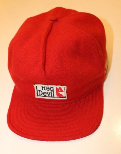 Red Devil cappello berretto uomo donna rosso originale lana cotta cabriolet  | eBay