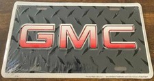 Gmc Trucks Truck Sierra Booster License Plate Vintage Advertising Tag Topper Gmc Trucks Truck Sierra Booster License Plate Vintage Advertising Tag Topper