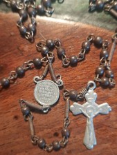 Antiker Rosenkranz der Heilige Rock Trier 1933 sehr selten länge 2 x 38 cm