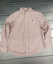 Vintage Ralph Lauren Button Down Shirt 2XL Plaid Classic Fit Long Sleeve