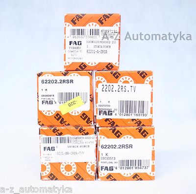 FAG BALL BEARING 2x 62202.2RSR 62201-A-2RSR 2202.2RS.TV 3201-BB-2RSR-TVH