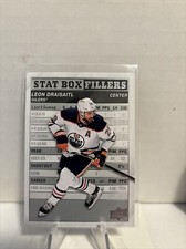2023-24 UD HOCKEY SERIE 1 STAT BOX FILLERS # SB-11 LEON DRAISAITL OILERS