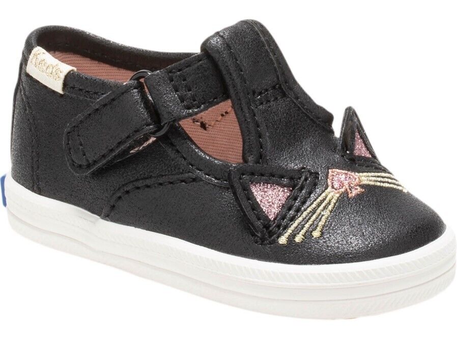 Kate Spade x Keds Hayden T-Strap Cat Crib Sneakers Infant Shoes Baby Girl  Sz 1 | eBay