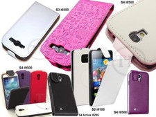 Flip Case For Samsung Galaxy SII SIII SIV SV models Top Quality Leather Cover
