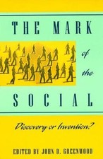 The Mark of the Social Discove - Hardcover - GOOD