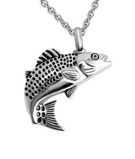 Fish Shaped Cremation urn Cremation Necklace with Filling Funnel