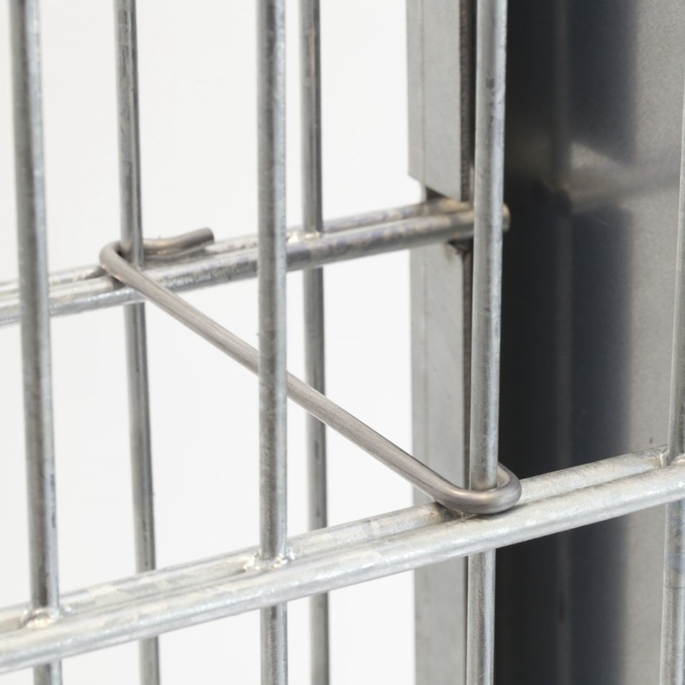 Gabionenzaun CLINE Stabmatte Zaun Schmuckzaun Steingabione