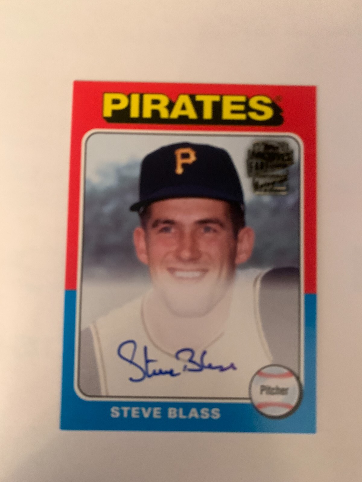 2021 Topps Archives Fan Favorites Autographs #FFASB Steve Blass - Pirates