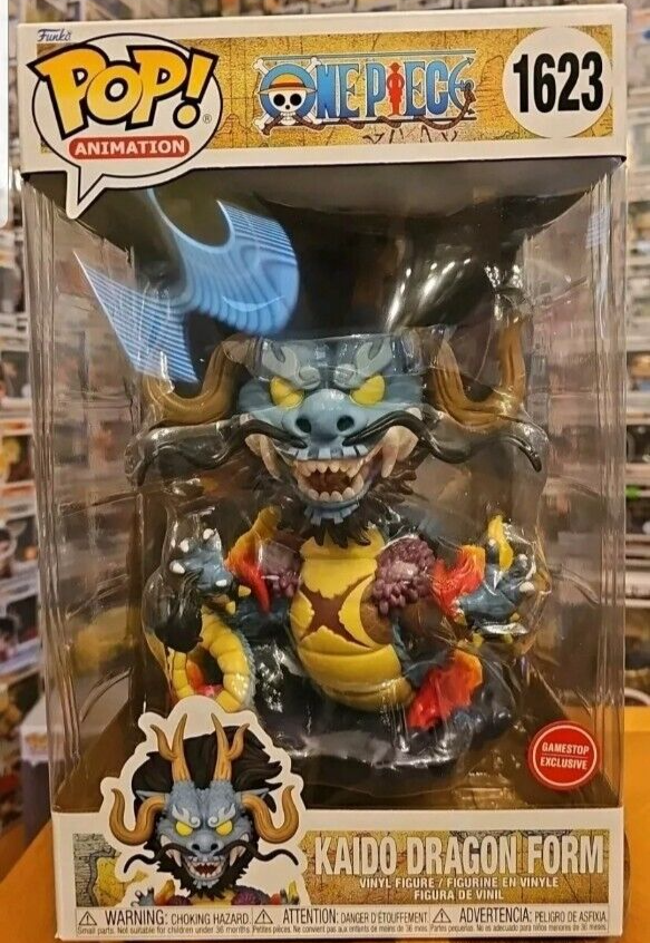 NEW FUNKO POP! ONE PIECE JUMBO 10” KAIDO DRAGON FORM #1623 NEW FUNKO POP! ONE PIECE JUMBO 10” KAIDO DRAGON FORM #1623