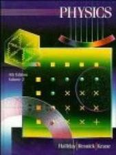 Volume 2, Physics, 4th Edition - Hardcover By Halliday, David - GOOD
