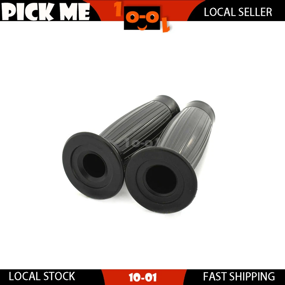 Par de empuñaduras de goma Beston GT de 7/8" aptas para Triumph T100 Daytona T120 Bonneville Foto 4 de 4