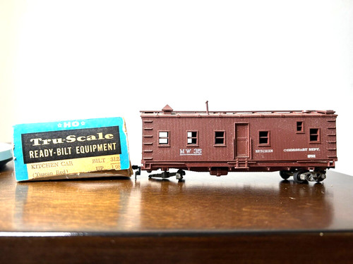 Tru-Scale #3122 40' pintado. Coche de cocina of Way #MW 35 con Kadees H.O.  1:87 | Zustand: New