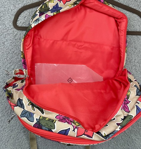Vera Bradley Large Lighten Up Backpack Falling Flowers Neutral #21604-H93 NWT - Picture 4 of 11
