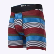 Men’s Stance Underwear The Boxer Brief Cotton Blend ‘Mylo’ Stripes NEW