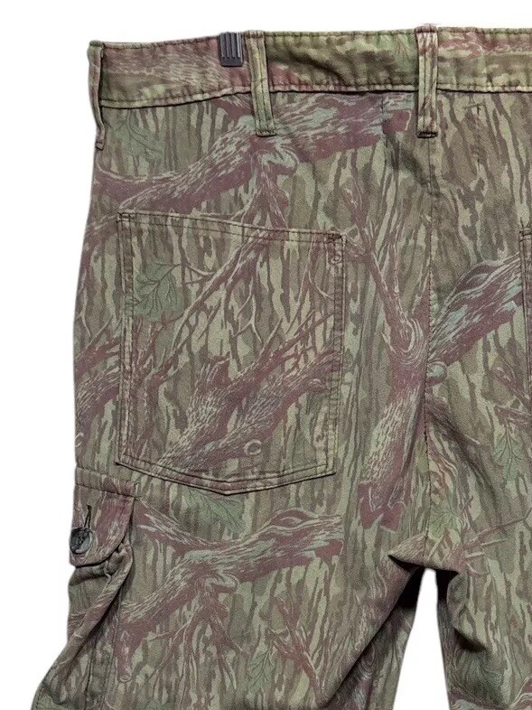 Pantalon De Chasse Vintage Pella Taille XL - Camouflage Mossy Oak - Imperméable Doublé - USA
