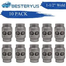 10 Pack 1-1/2" Weld In Tube Connectors Adapter Roll Cage Bungs Fits .095 & .120