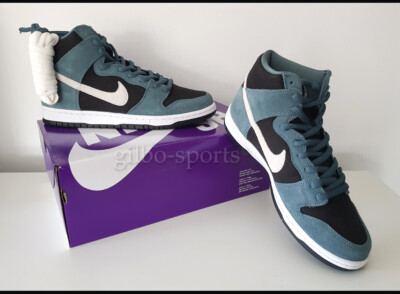 Nike SB Dunk High Pro Mineral Slate Black White Größe 43 schwarz DQ3757 300