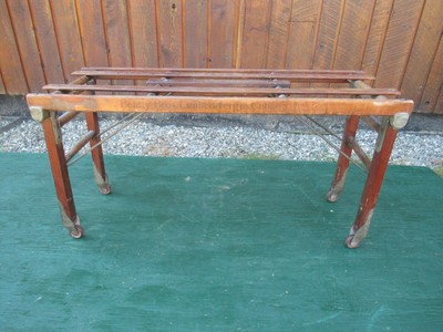 Antique Wood Wash Tub Stand Bench Rack Beatty Bros 1923