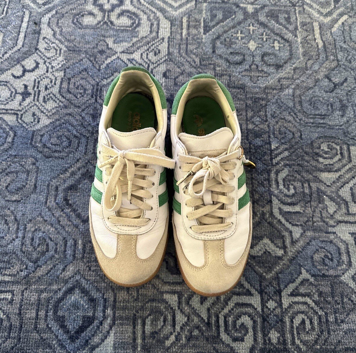 adidas gazelle silver green womens adidas Samba OG Sporty Rich White Green – Galeria De Rieles main image 1