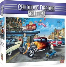 Puzzle - Hot Rods  Milkshakes - 1000 Piece  DISCONTINUED Ships Free To USA   