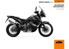 KTM Owners Manual Book Guide 2021 890 ADVENTURE L EU Model