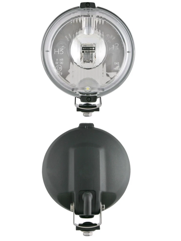 2x Fernscheinwerfer ø183 mm 24V LED RING Positionslicht Zusatzscheinwerfer RUND  - Bild 2 von 4