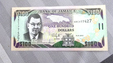 BILLET JAMAIQUE - 100 Dollars - 15/01/2010 - UNC