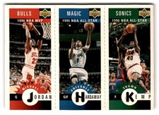 1996-97 Collector's Choice #M11 / M60 / M78 Michael Jordan / Hardaway / Kemp