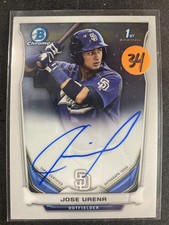 Urena, Jose - 2014 Bowman Chrome - Autograph - INV34