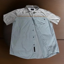 Marmot Button Up Blue And Stripe Casual Shirt Mens Size Medium