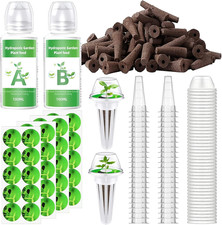 162 Pcs Seed Pods Kit, Hydroponics Growing System Grow Anything Kit with 40 Grow 0.15 per gallon