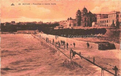 ROYAN 17 Charente-Maritime Foncillion a maree haute