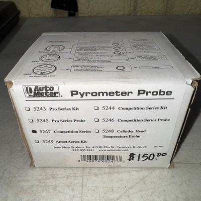 AutoMeter 5247 Pyrometer Probe Competition Series Sealed Box