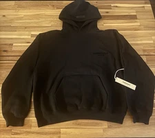 Fear of God Essentials Black Pullover Hoodie